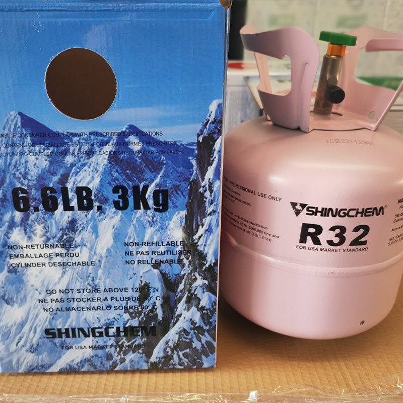 R-32 cylinder received