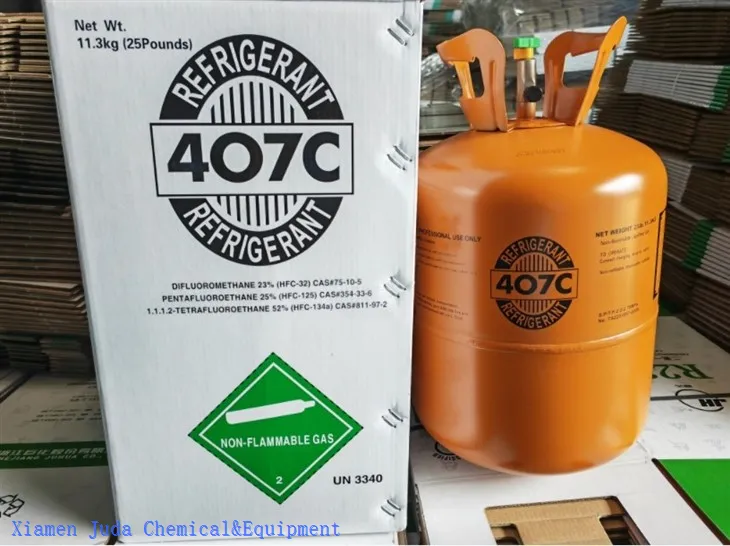 R-407C cylinder received