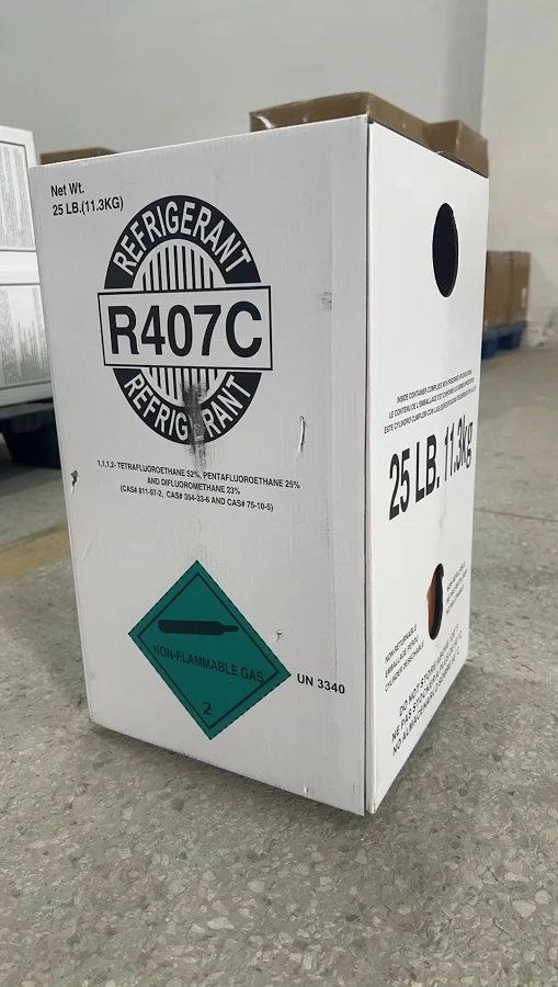 R-407C cylinder received